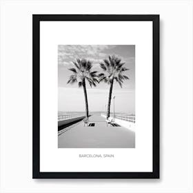 Poster Of Cannes, France, Photography In Black And White 4 Art Print