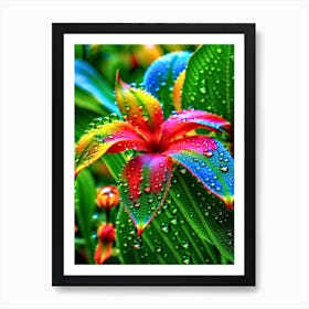 tropical flora Art Print