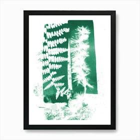 Into the abstract woods Art Print