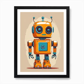 Robot Illustration Affiche