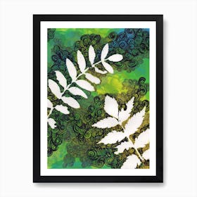 Leaf Print Art Print