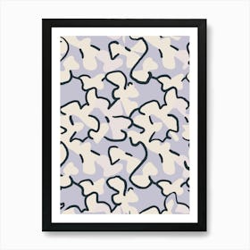 Camouflage Pattern Art Print