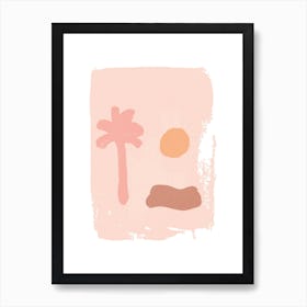 Abstract Sunset Beach Print Minimalist Vintage Boho Surf Wall Art Print Housewarming Gift INSTANT DOWNLOAD Art Print