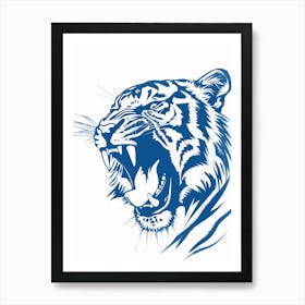 Tiger Head 1 Art Print