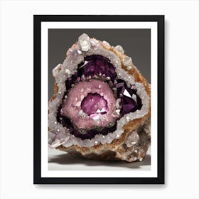 Macro Minerals Art Print