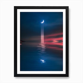 Moon Reflections Poster