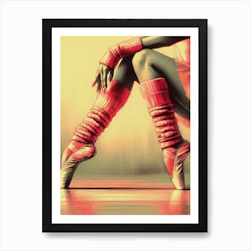 Pink Ballerina Art Print