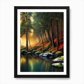 Mossy Forest 9 Art Print