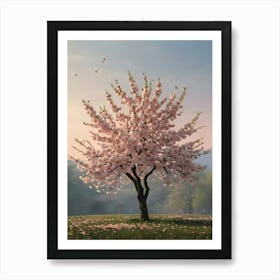 Cherry Blossom Tree 1 Art Print