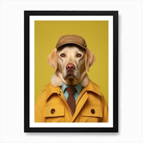 A Dog Labrador Retriever 5 Art Print