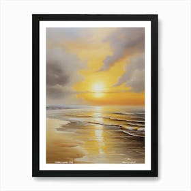 247.Golden sunset,San Francisco,USA. Art Print