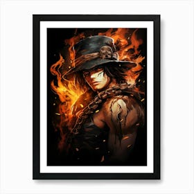 Portgas D. Ace 2 Art Print