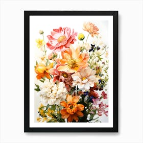 Wild Bloom Symphony Art Print