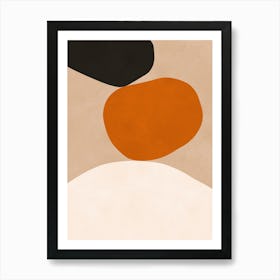 Abstract minimalist strokes 6 Art Print