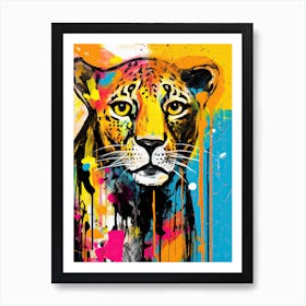 Cute Cheetah Art Print