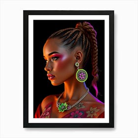 Young African Woman Art Print