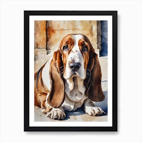 Basset Hound Art Print