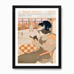 New Year S Greeting From Octave Uzanne For The Year (1897), Georges De Feure Art Print