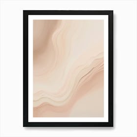 Beige Abstract Background Art Print