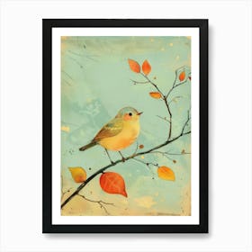 Bird On A Branch 47 Art Print