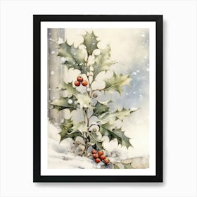 Winter Painting Art Print