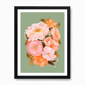 Peonies 1 Art Print