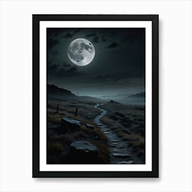 Full Moon In The Sky 1 Art Print