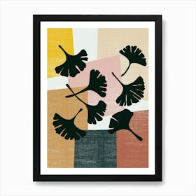 Ginkgo Leaves 1 Art Print