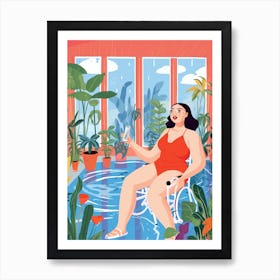 Body Positivity Hockney Inspired Prints 3 Art Print