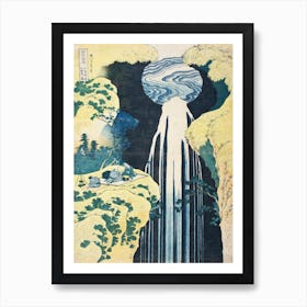 The Waterfall Of Amida Behind The Kiso Road, Katsushika Hokusai 1 Poster