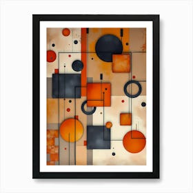 Symphony of Geometric Balance Art Print