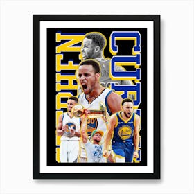 Stephen Curry Basketball Player Art Print