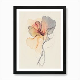 Abstract Flower 84 Art Print