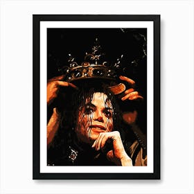 Michael Jackson king of pop 3 Poster