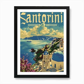 Santorini Art Print