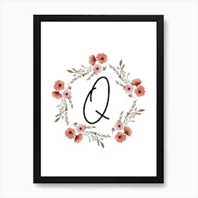 Wild Flower Q Art Print