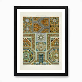 Renaissance Pattern, Albert Racine 10 Art Print