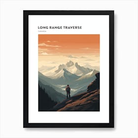 Long Range Traverse Canada 2 Hiking Trail Landscape Poster Art Print