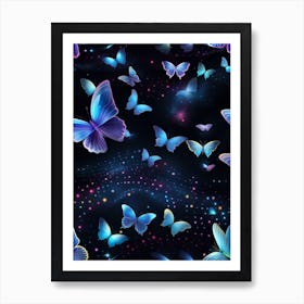 Butterfly Wallpaper 6 Art Print