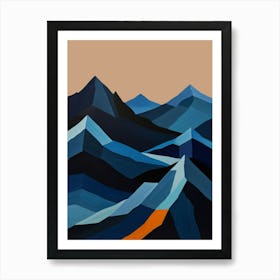 Blue Mountains Art Print