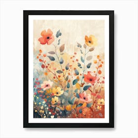 A Beautiful Illustration of Boho style 22 Art Print