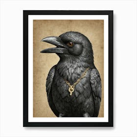 Crow! 1 Art Print