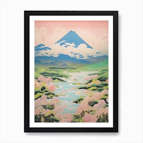 Mount Amagi In Shizuoka Japanese Landscape 4 Art Print