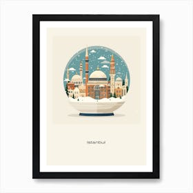 Istanbul Turkey 1 Snowglobe Poster Art Print