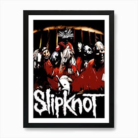 Slipknot band music 1 Art Print