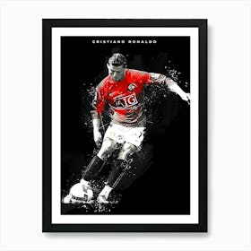 Cristiano Ronaldo Manchester United 1 Art Print