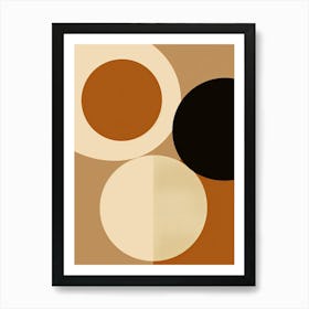 Geometric Echoes; Bauhaus Reflections Art Print