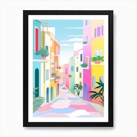 Anzio, Italy Colourful View 2 Art Print