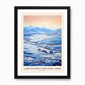 Lake District National Park England 3 Poster Art Print