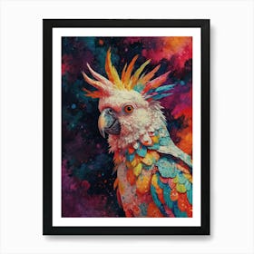 Colorful Parrot 19 Art Print